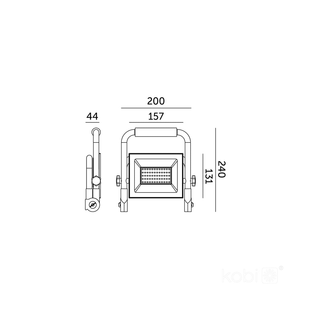 Floodlight LED TIGRA PORTABLE 50W 4000K IP54 Kobi