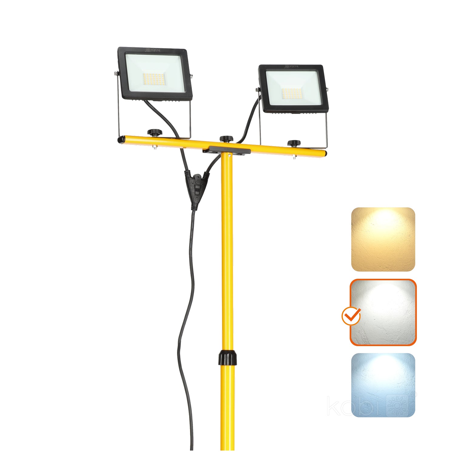 Floodlight LED TIGRA S 2x30W 4000K IP65 Kobi
