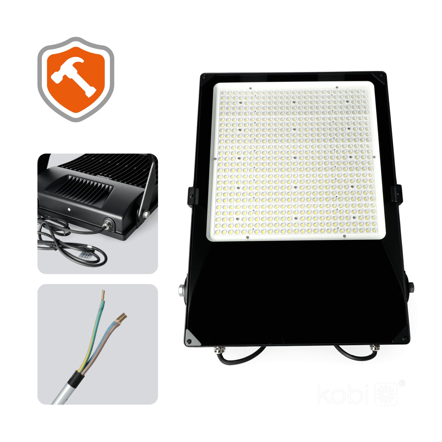 Floodlight LED US 500W 5000K IP66 25° DIM Kobi Pro