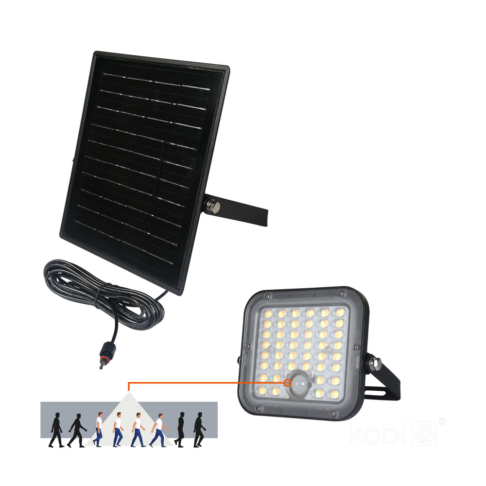 Solar floodlight LED MHCS 10W 2CCT IP65 Kobi Premium