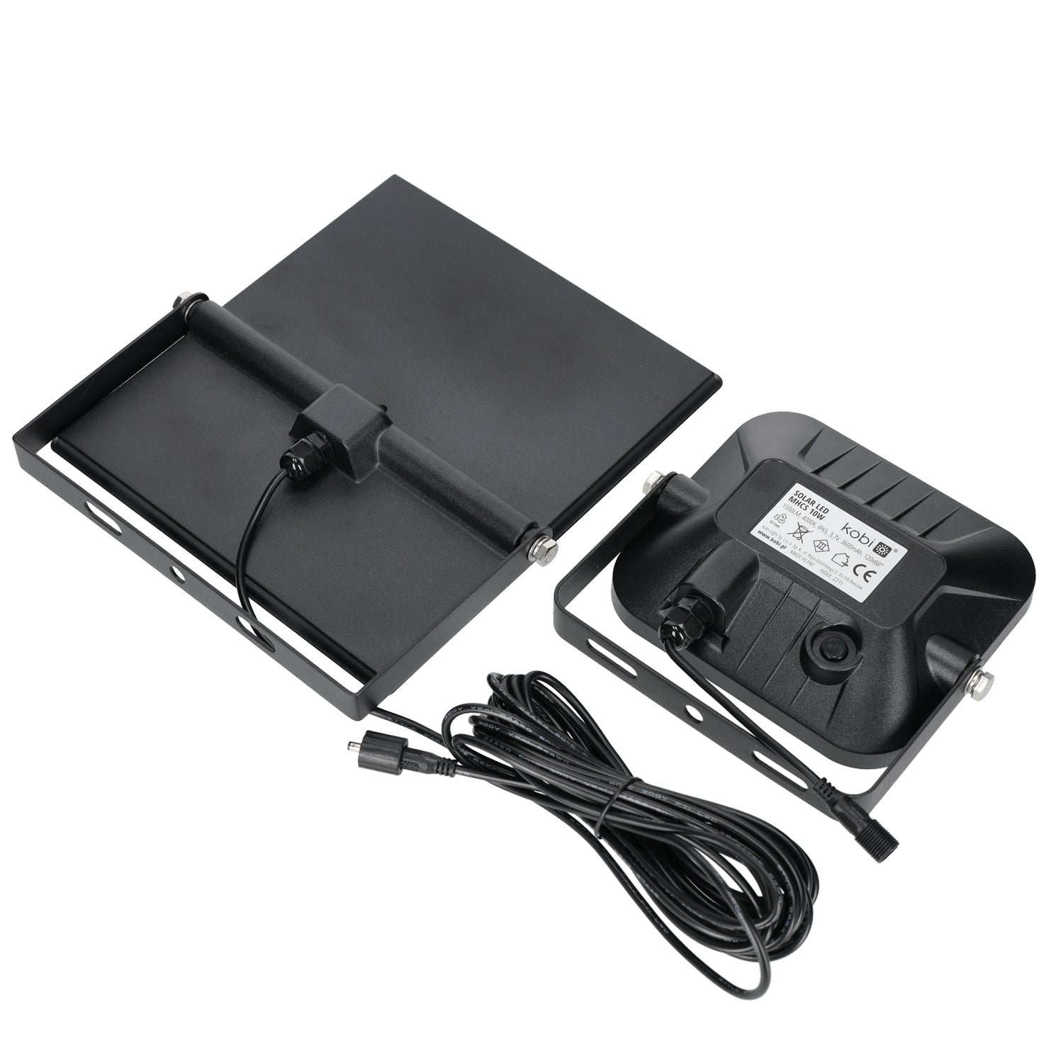 Solar floodlight LED MHCS 10W 4000K IP65 Kobi Premium
