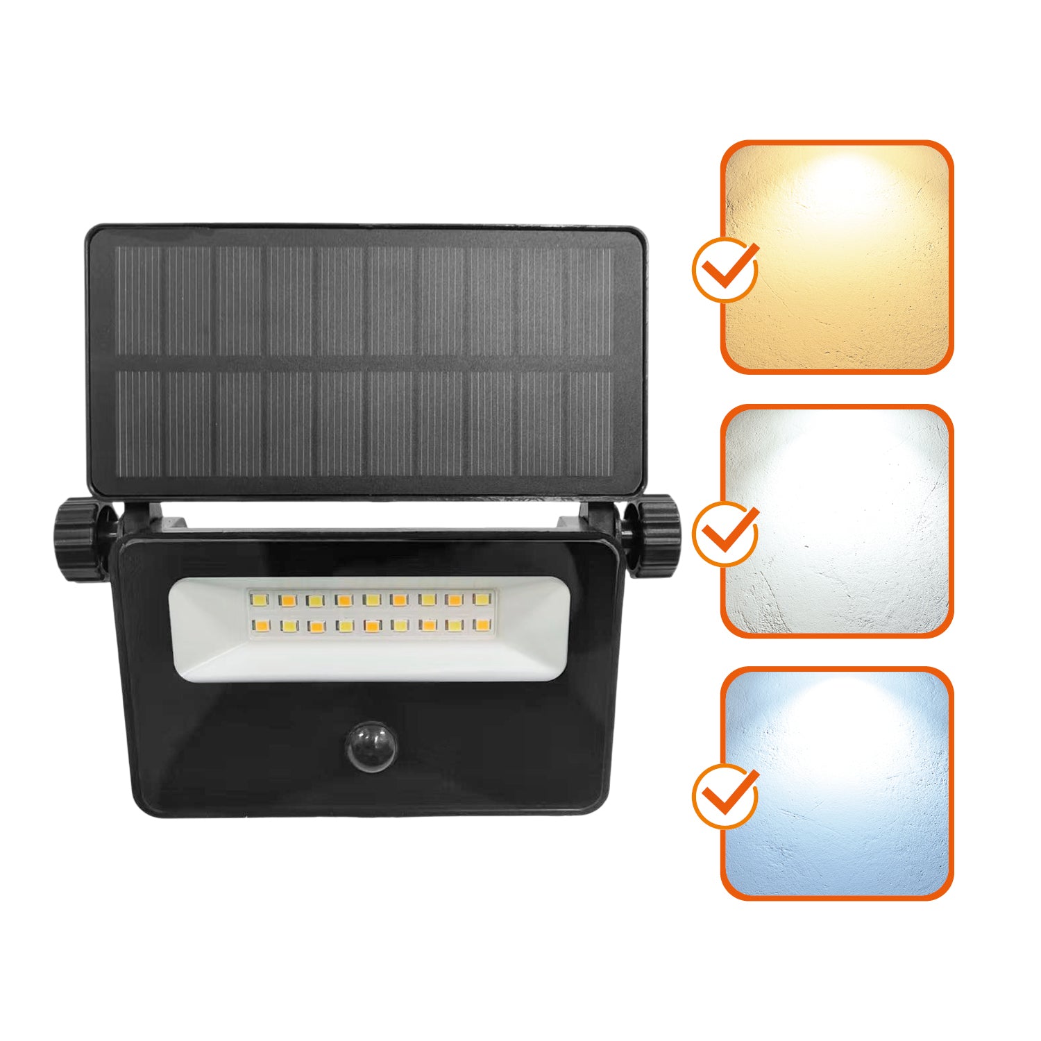 Solar floodlight LED NCS G2 10W 3CCT IP54 Kobi