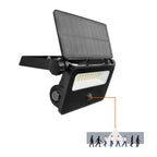 Solar floodlight LED NCS G2 10W 3CCT IP54 Kobi