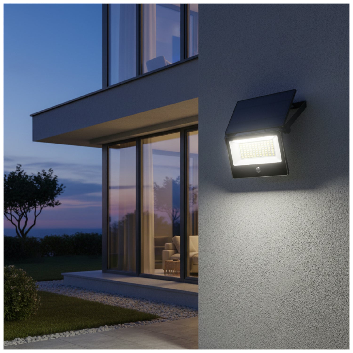 Solar floodlight LED NCS G2 30W 3CCT IP54 Kobi