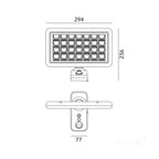 Solar floodlight LED PHOENIX G2 15W 2CCT IP65 Kobi