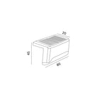 Solar floodlight LED PHOTON 3000K IP44 8-pack LED2B