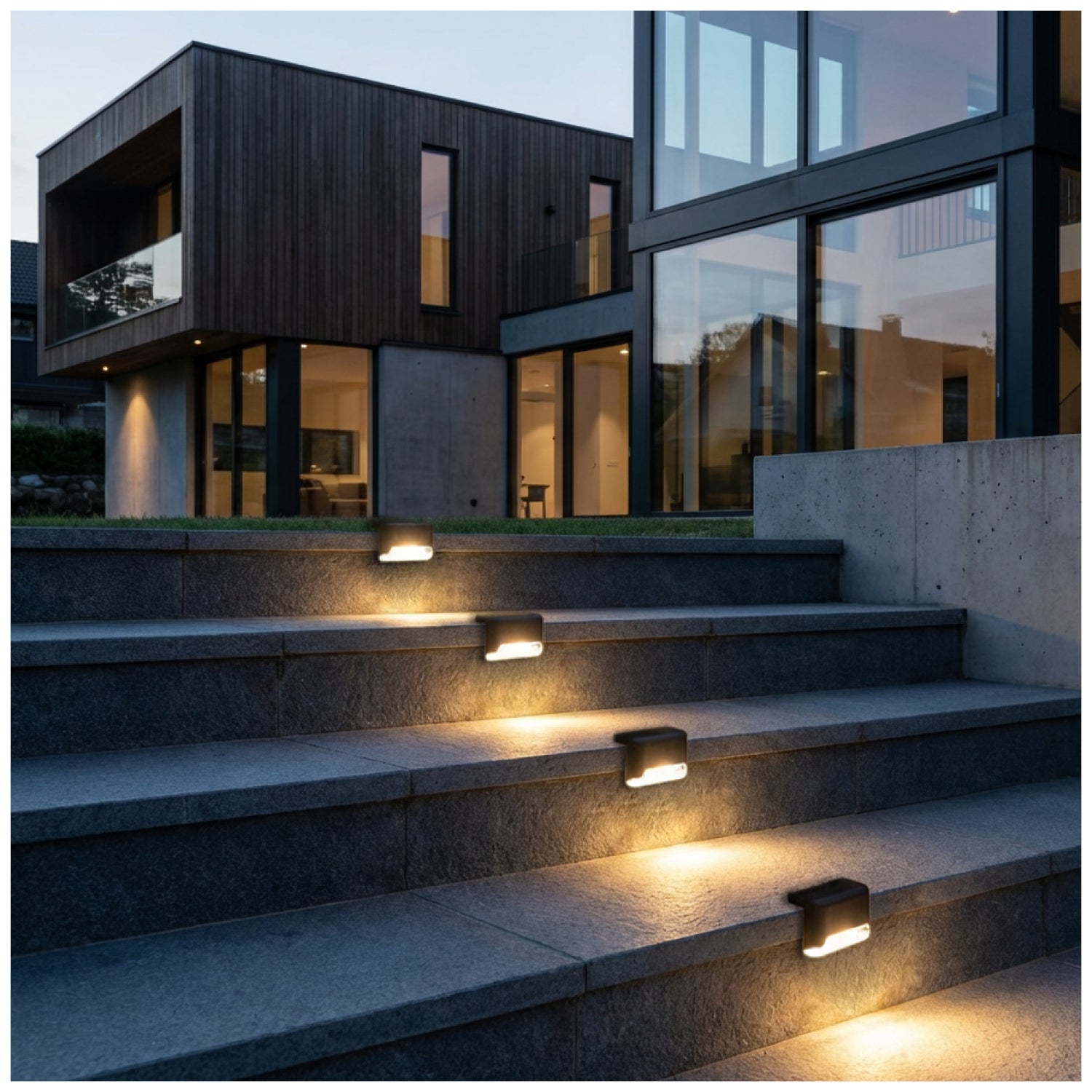 Solar floodlight LED PHOTON 3000K IP44 8-pack LED2B