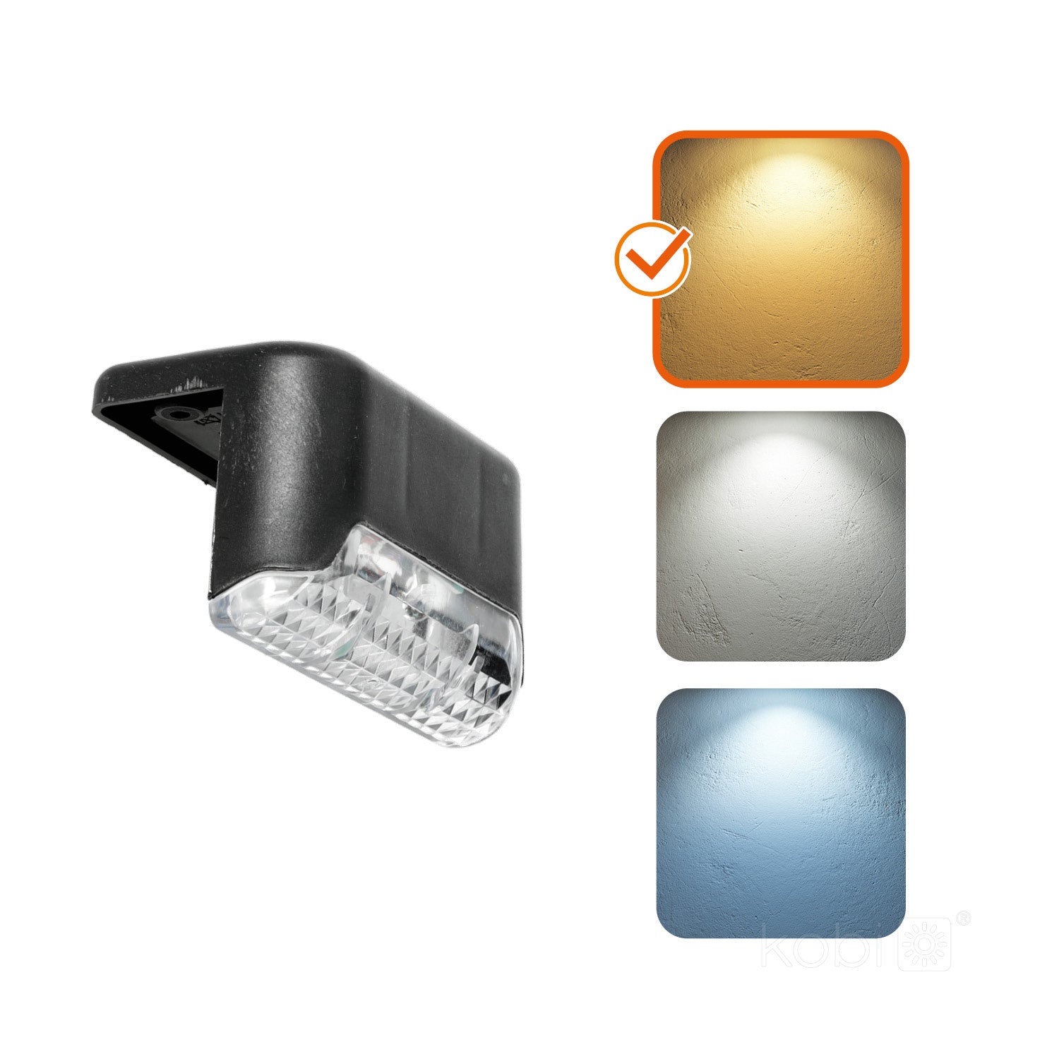 Solar floodlight LED PHOTON 3000K IP44 8-pack LED2B