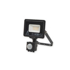 Floodlight with motion sensor LED MHC 10W 3000K IP44 black LED2B