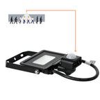 Floodlight with motion sensor LED MHC 10W black 6500K IP65 LED2B