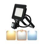 Floodlight with motion sensor LED MHC 20W black 4000K IP65 LED2B
