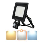 Floodlight with motion sensor LED MHC 30W black 4000K IP65 LED2B