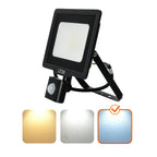 Floodlight with motion sensor LED MHC 30W black 6500K IP65 LED2B