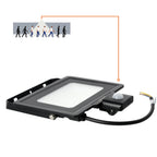Floodlight with motion sensor LED MHC 50W black 4000K IP65 LED2B