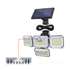 Solar floodlight with motion sensor LED GLOW G2 2,5W 6500K LED2B