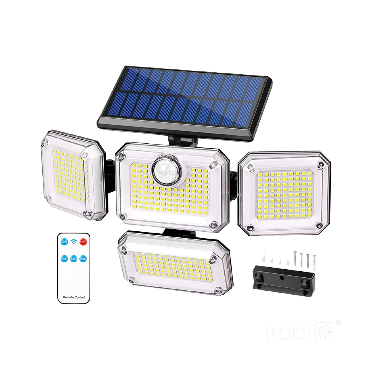 Solar floodlight with motion sensor LED GLOW G2 2,5W 6500K LED2B