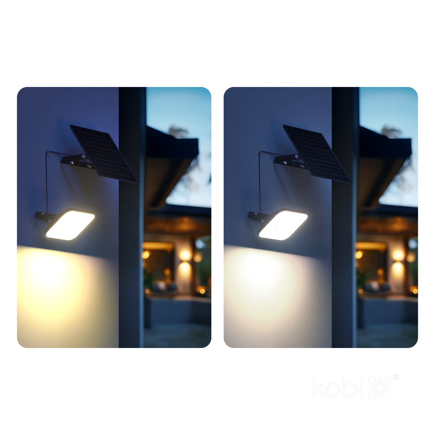 Floodlight with motion sensor Solar LED MHCS 30W 2CCT IP65 Kobi Premium