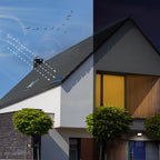 Solar floodlight with motion sensor LED NCS 20W 6500K IP65 LED2B