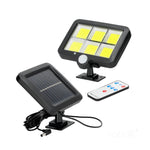 Solar floodlight with motion sensor LED PRISM 6000K LED2B
