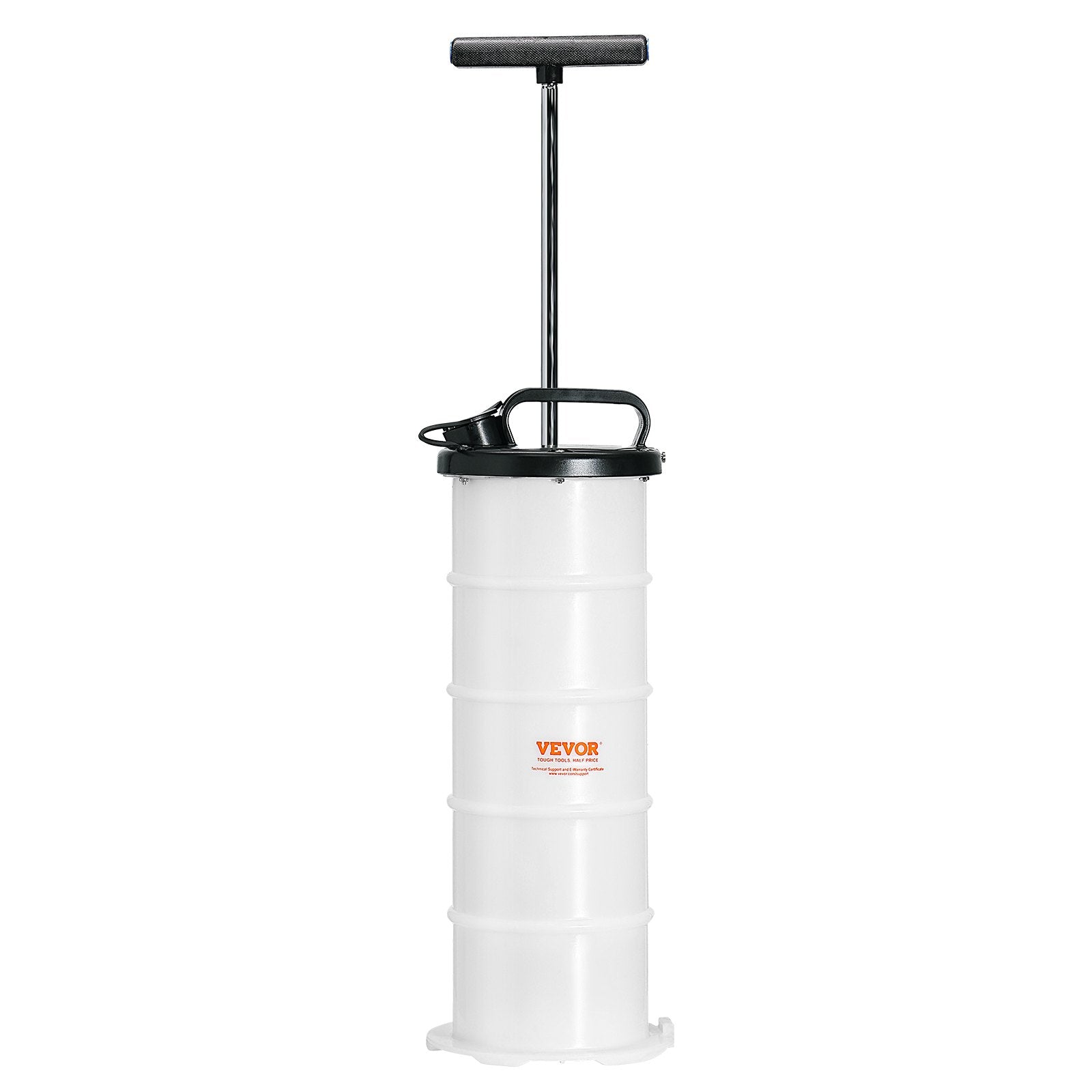 VEVOR Fluid Extractor, 1.74 Gallons (6.5 Liters), Manual Hand-Operated Oil Changer Vacuum Fluid Extractor with Dipstick and Hose, Oil Extractor Change Pump for Automotive Fluids Vacuum Evacuation