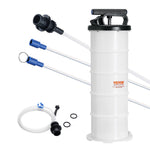 VEVOR Fluid Extractor, 1.74 Gallons (6.5 Liters), Manual Hand-Operated Oil Changer Vacuum Fluid Extractor with Dipstick and Hose, Oil Extractor Change Pump for Automotive Fluids Vacuum Evacuation