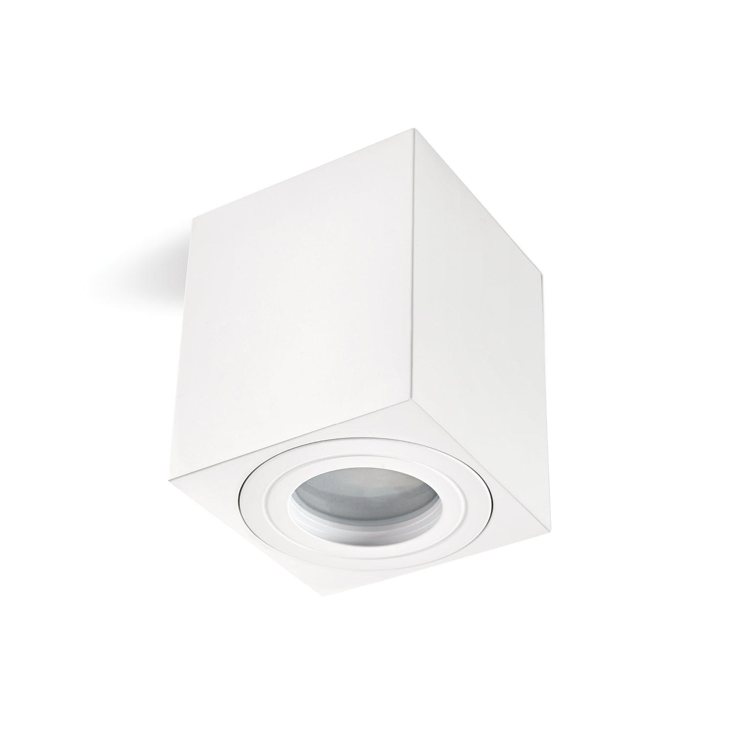 Downlight AQUARIUS 1xGU10 square IP44 white Kobi
