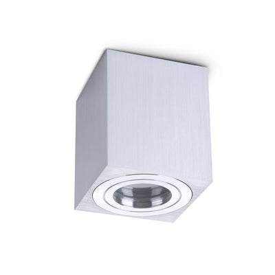 Downlight AQUARIUS 1xGU10 square IP44 chrome Kobi