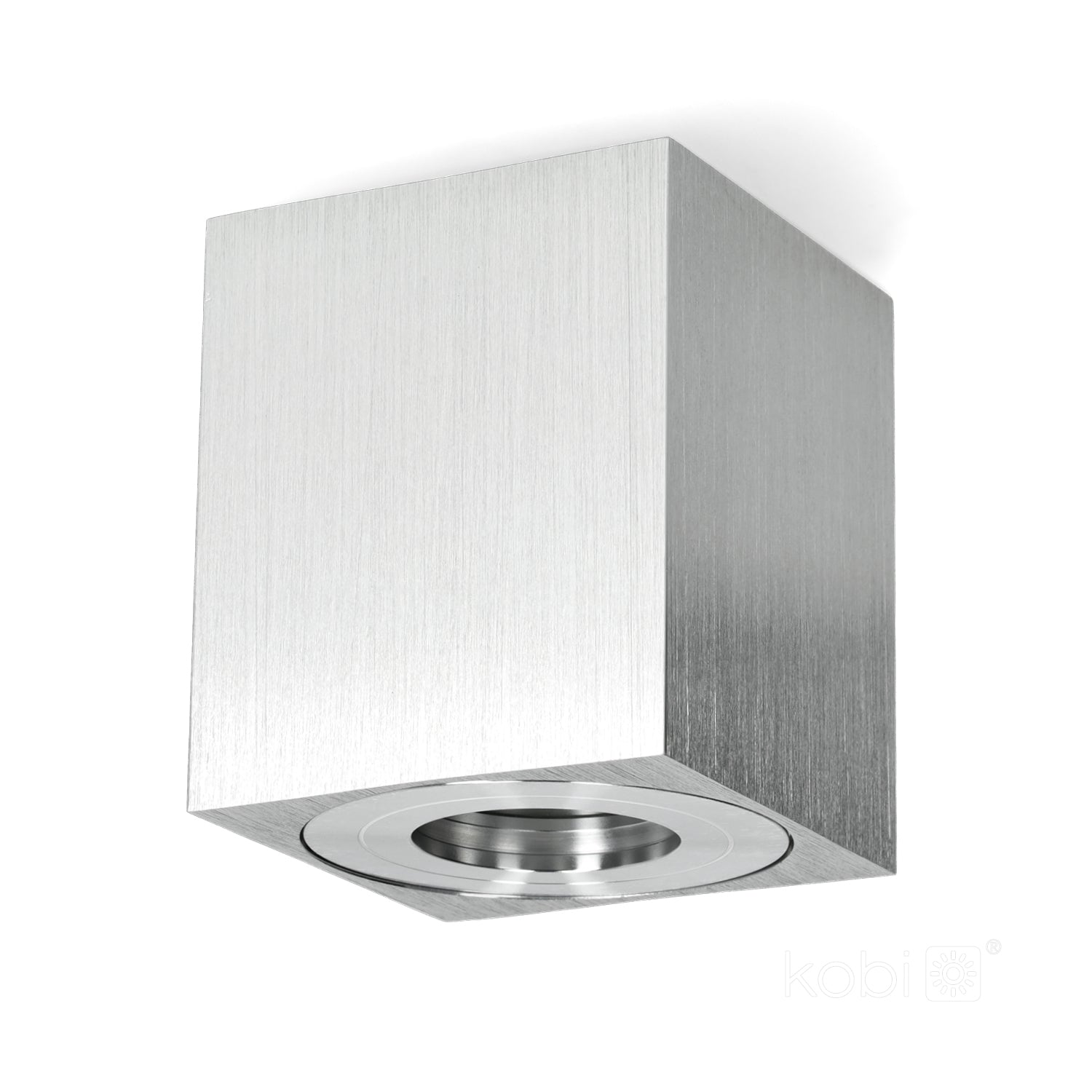 Downlight AQUARIUS 1xGU10 square IP44 chrome Kobi