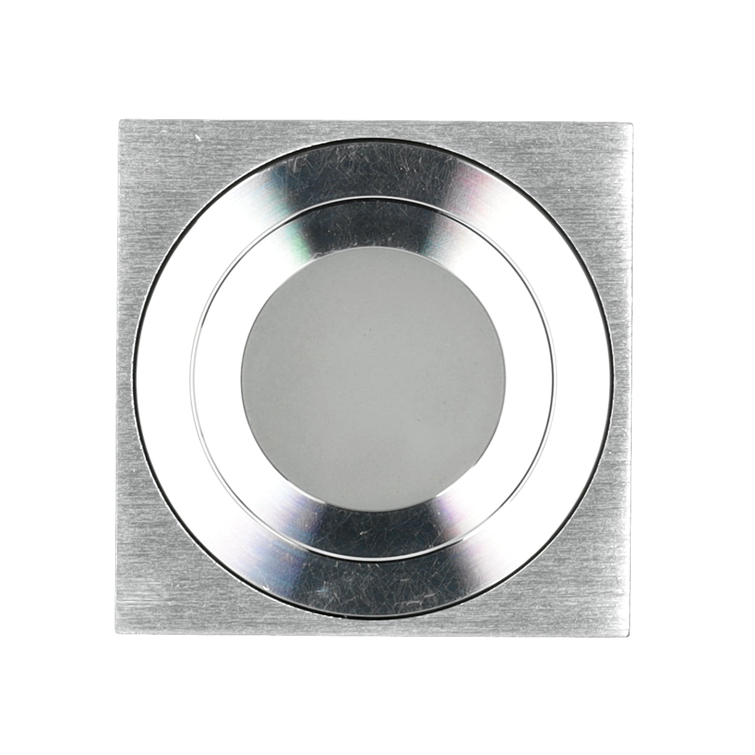 Downlight AQUARIUS 1xGU10 square IP44 chrome Kobi