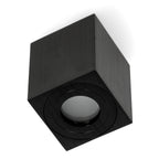 Downlight AQUARIUS 1xGU10 square IP44 black Kobi