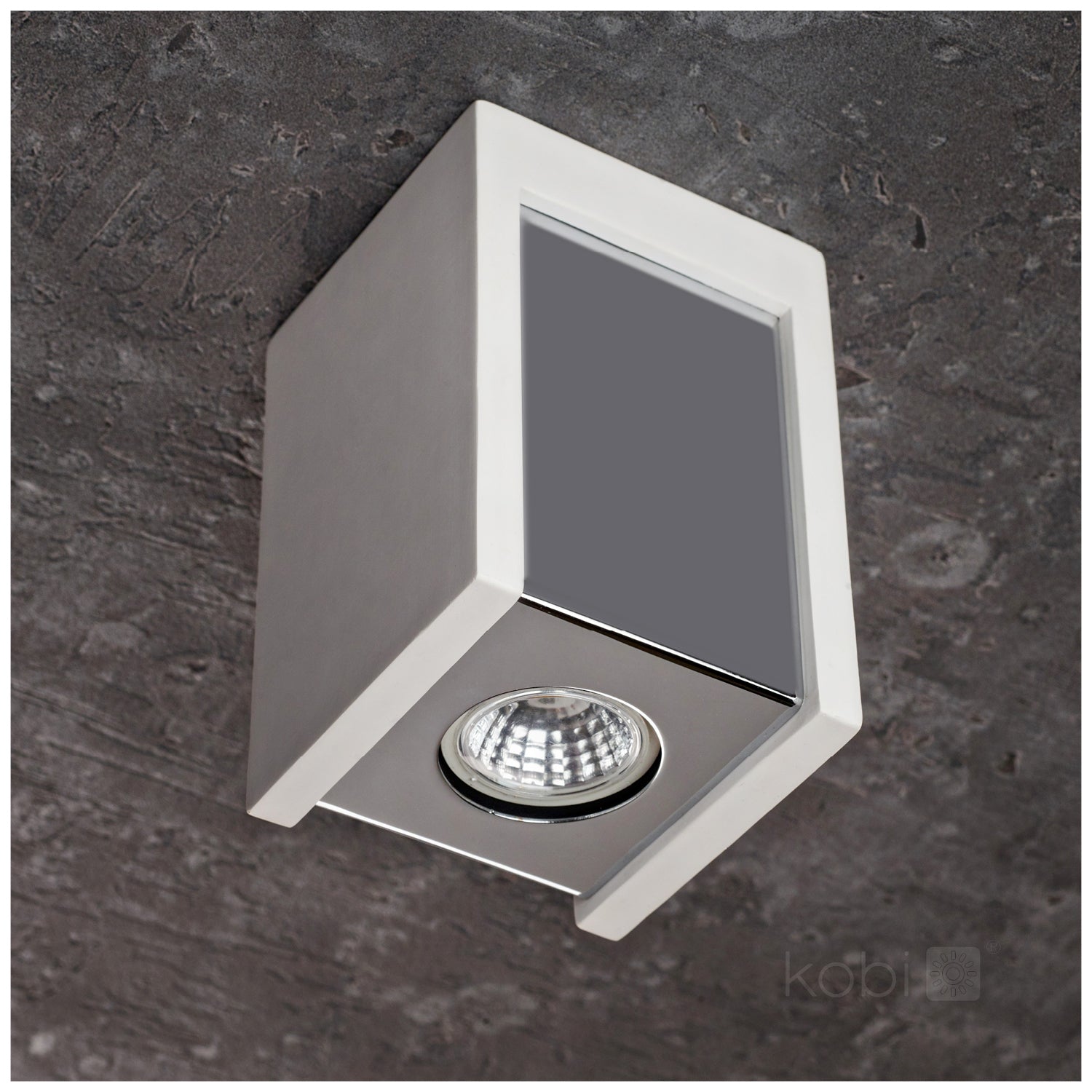 Ceiling lamp LINDO CHROME 1xGU10 white Art of Light