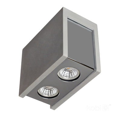 Ceiling lamp PURO MASSO C 2xGU10 grey Art of Light