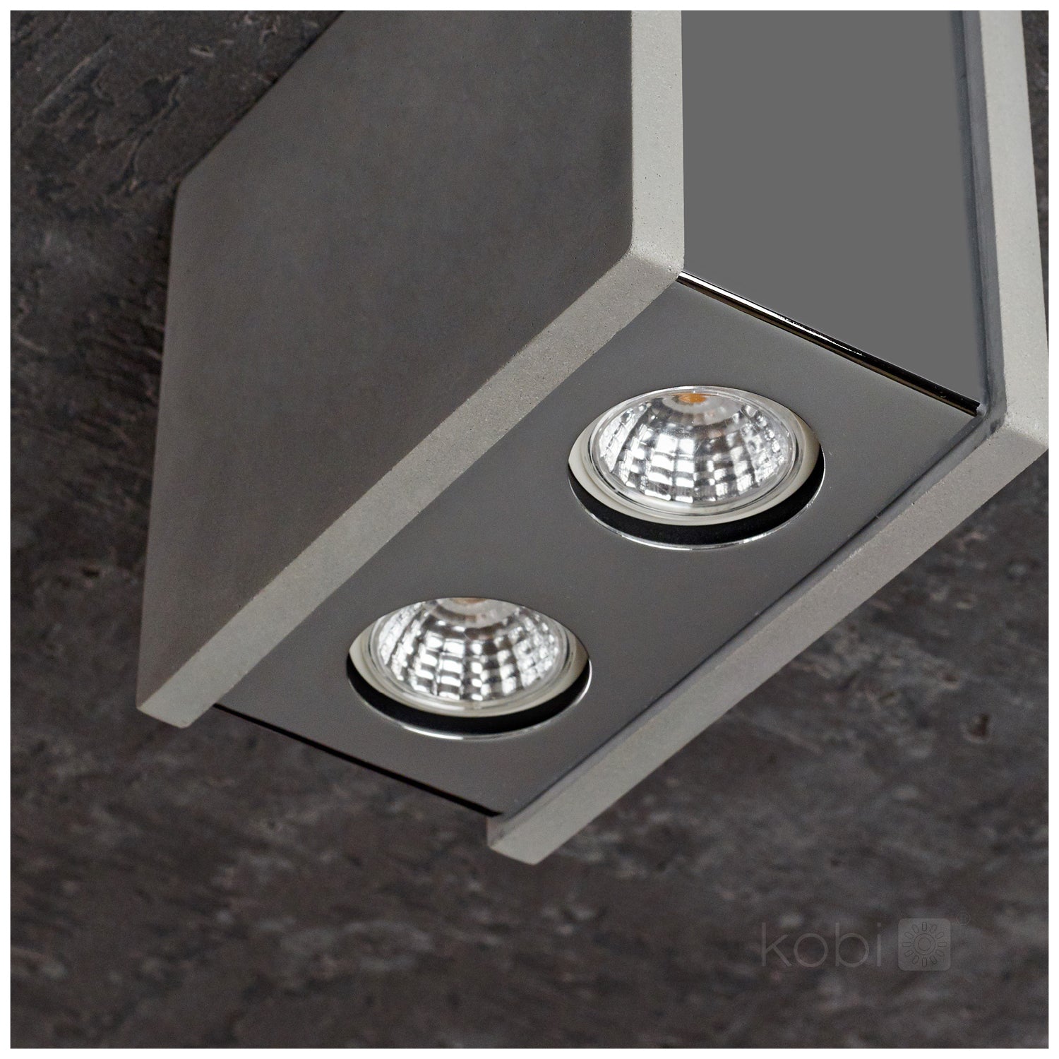 Ceiling lamp PURO MASSO C 2xGU10 grey Art of Light