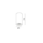 Ceiling lamp STOA 1xGU10 Art of Light
