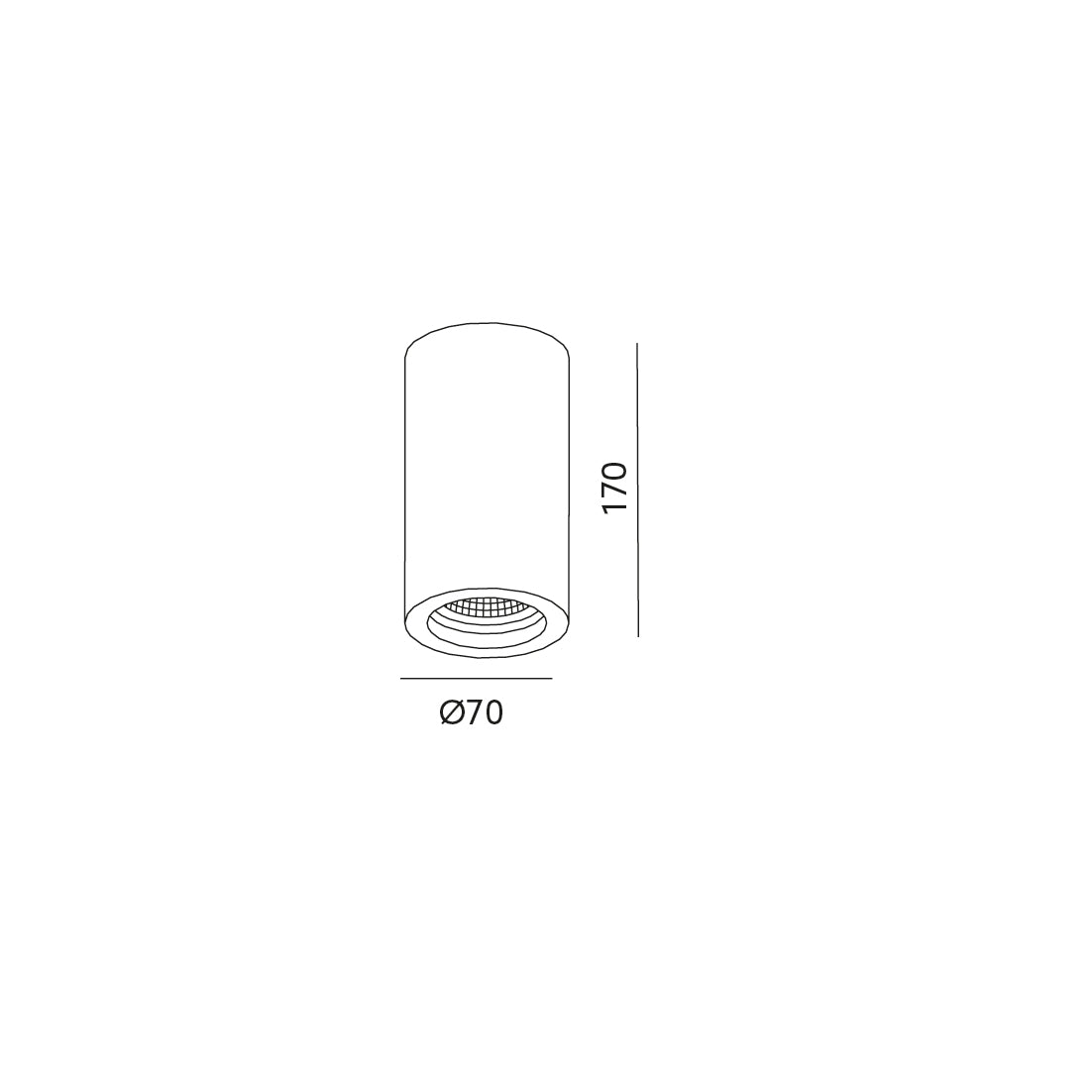 Ceiling lamp STOA 1xGU10 Art of Light
