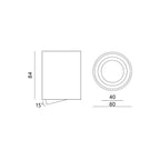 Downlight OH36 chrome Kobi