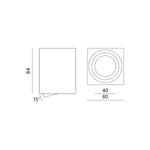 Downlight OH37 chrome Kobi