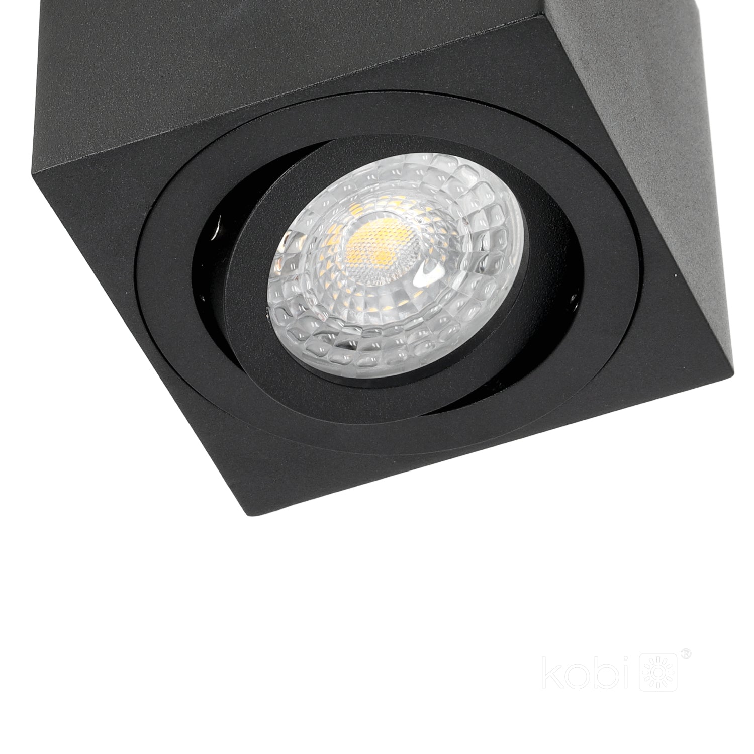 Downlight OH37L black Kobi