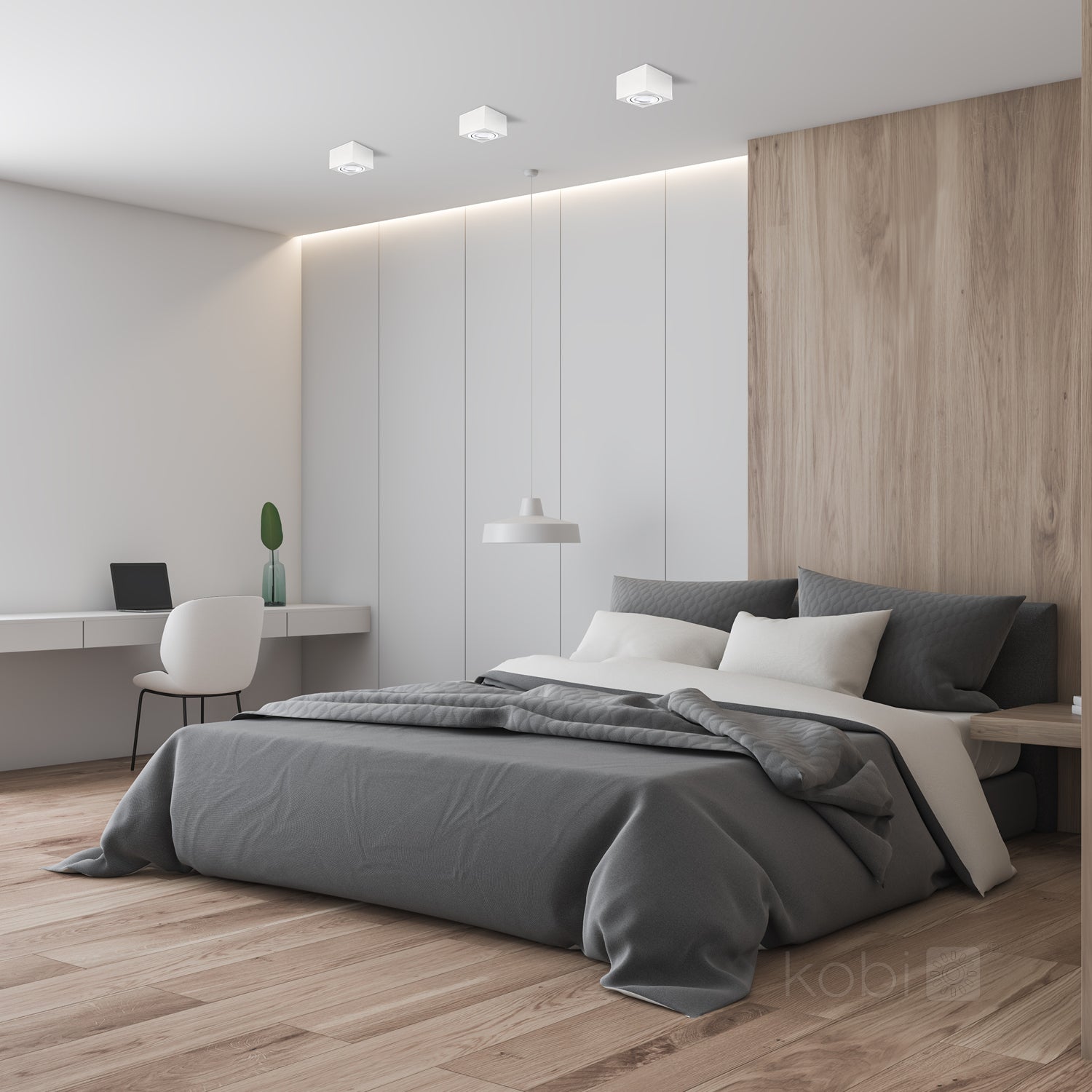Downlight OH37S white Kobi