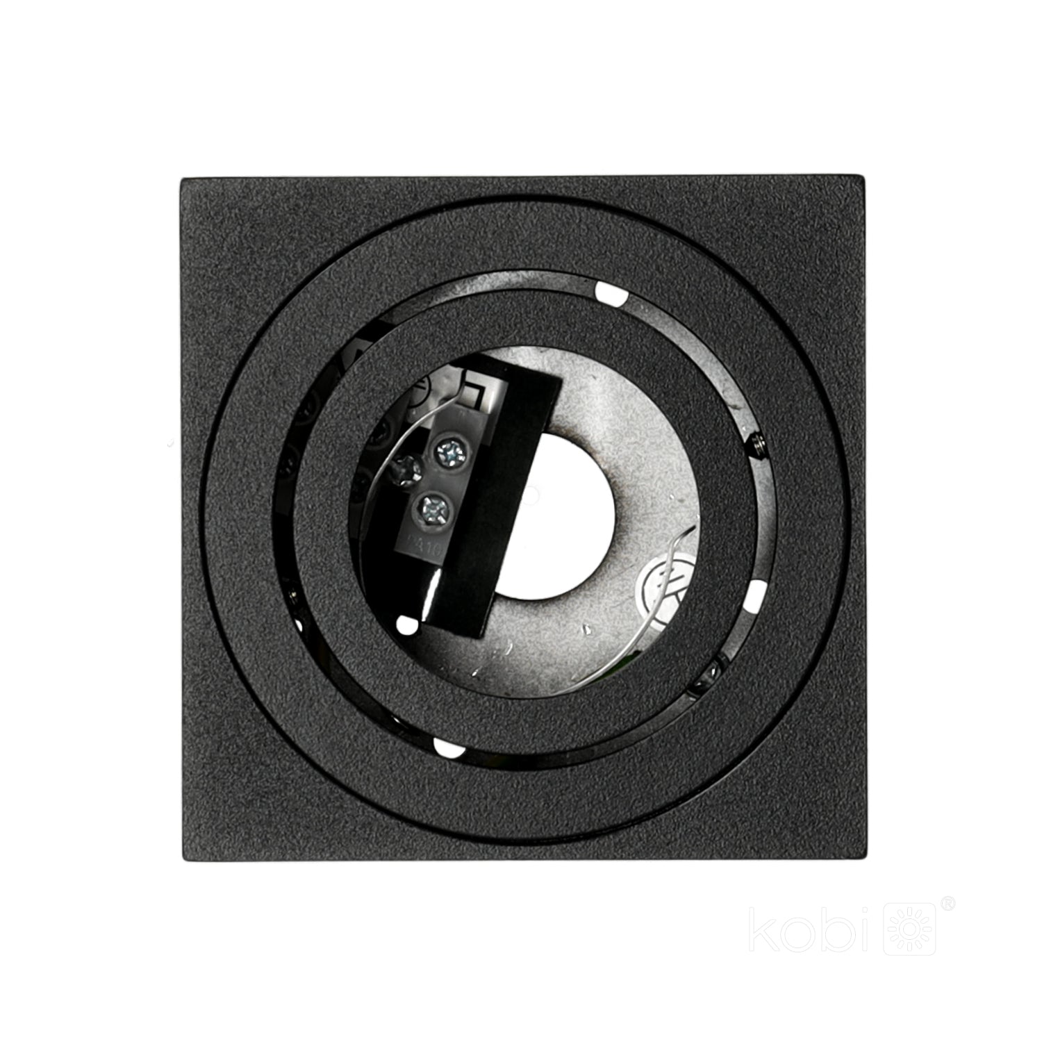 Downlight OH37S black Kobi