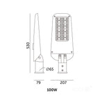 Street light LED ULTIMATE STREET 100W 4000K IP66 Kobi Pro