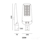 Street light LED ULTIMATE STREET 150W 4000K IP66 Kobi Pro