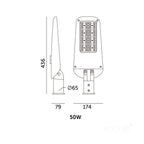 Street light LED ULTIMATE STREET 50W 4000K IP66 Kobi Pro