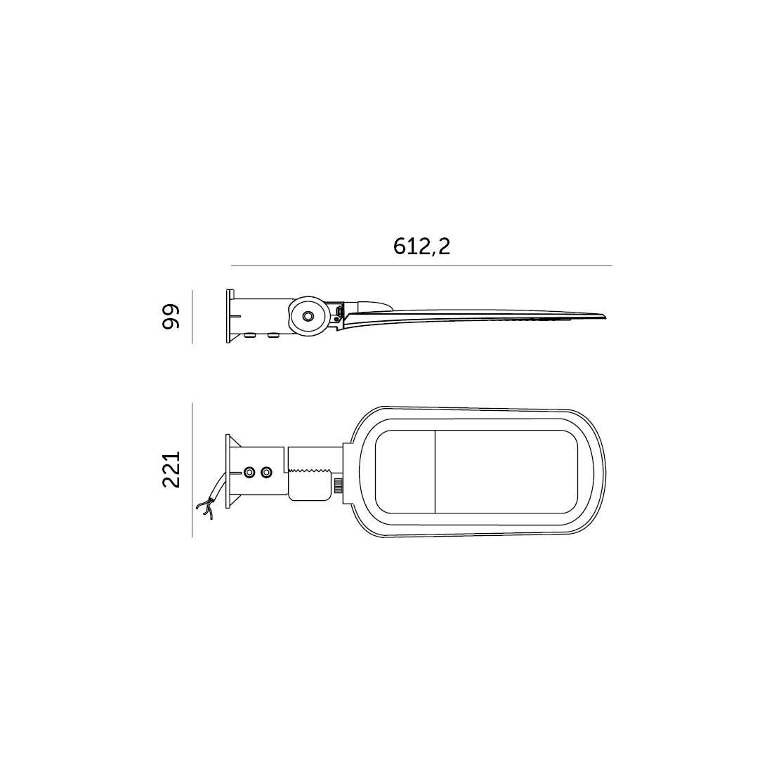 Street light LED VESPA PRO 100W 4000K IP66 Kobi Pro