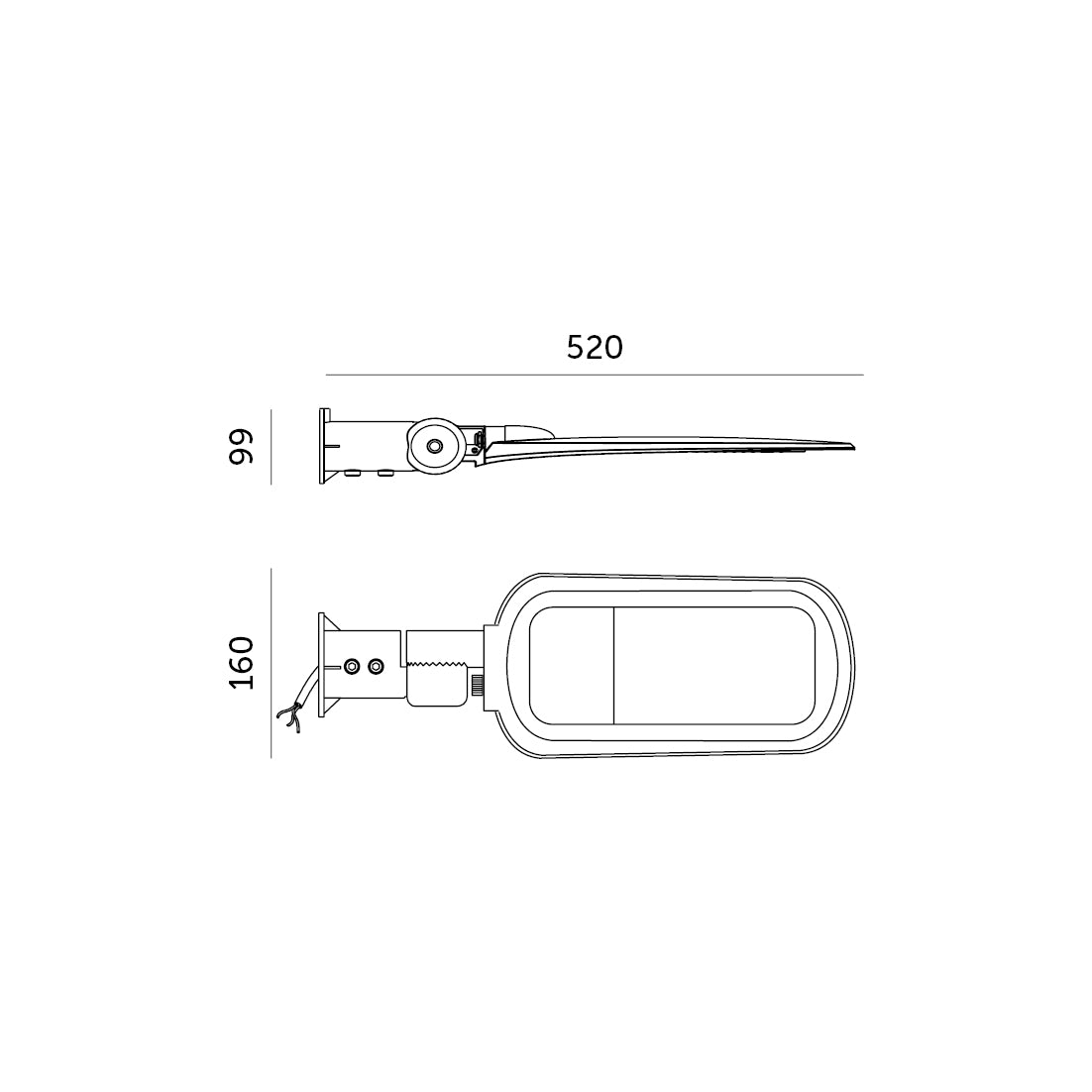 Street light LED VESPA PRO 40W 4000K IP66 Kobi Pro