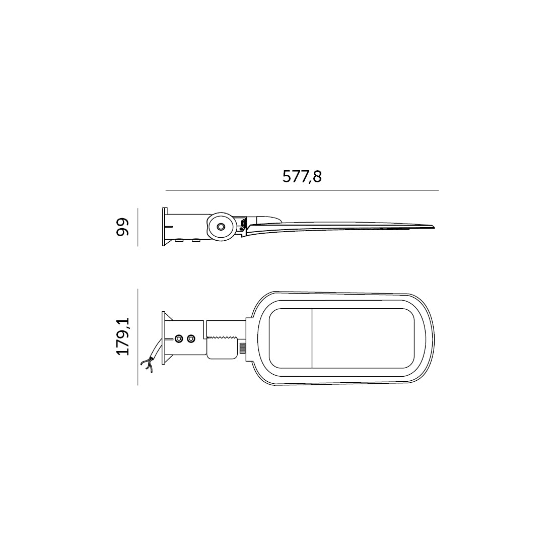 Street light LED VESPA PRO 60W 4000K IP66 Kobi Pro