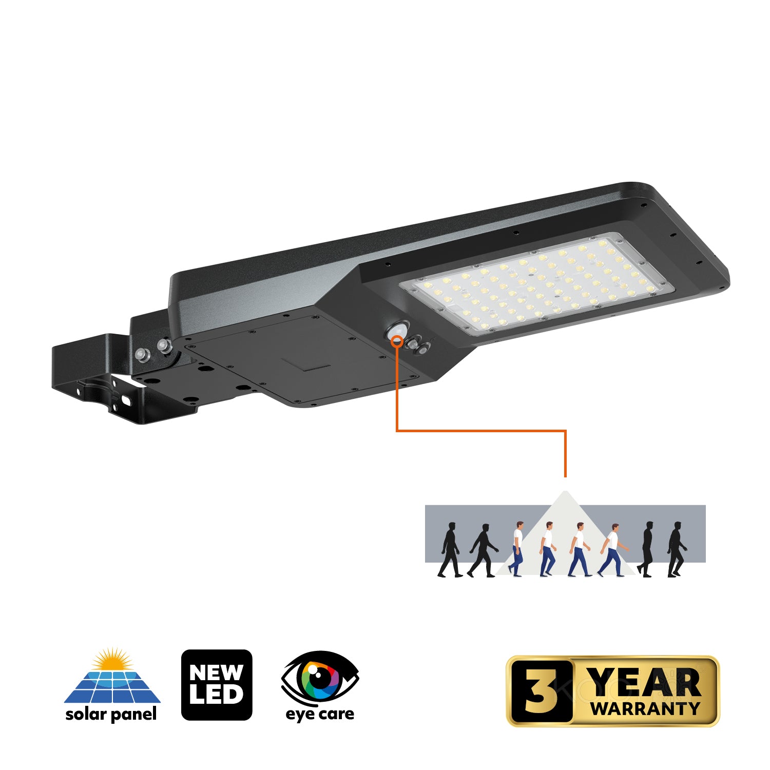 Solar street light LED STREET 40W 3CCT IP65 Kobi Premium