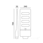 Street light Solar LED URBI 11W 6500K IP54 LED2B