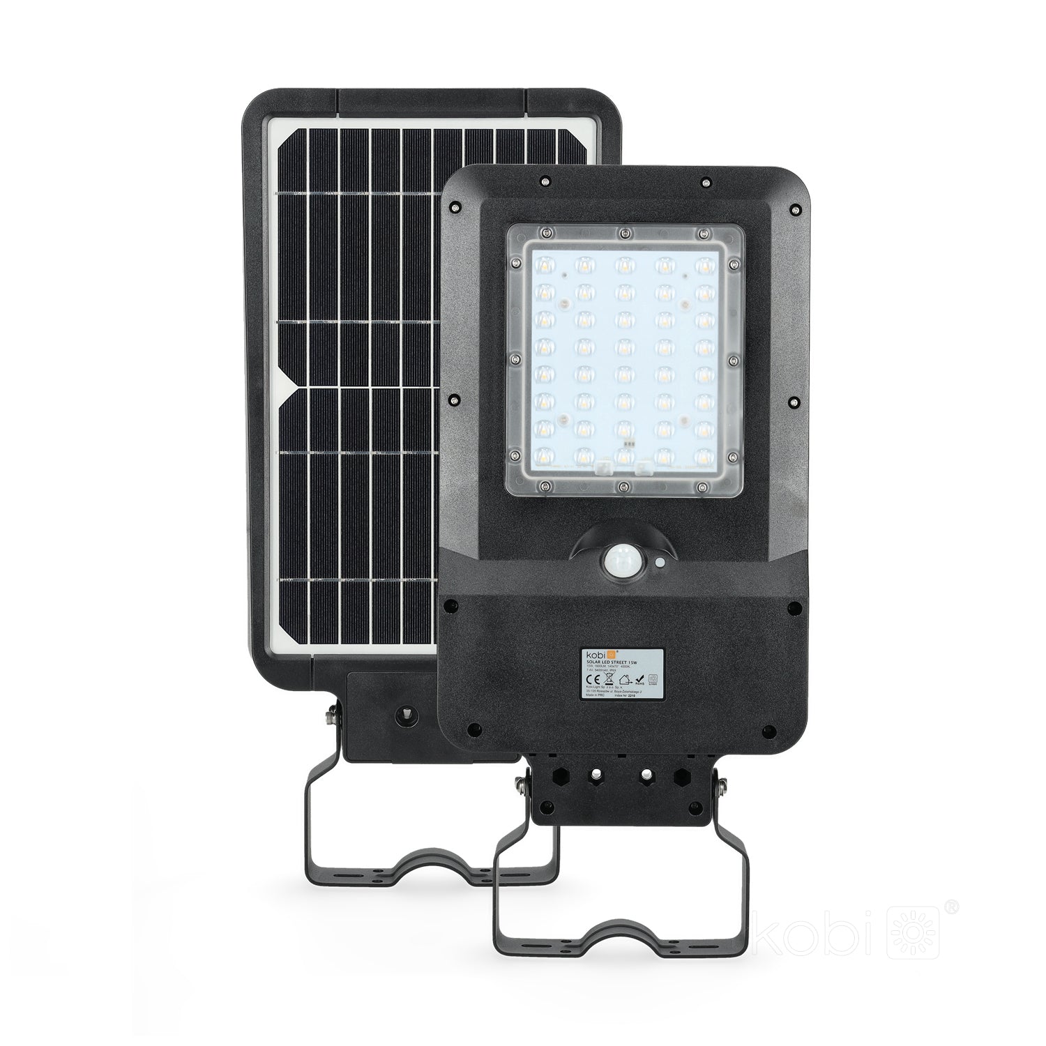Solar street light with motion sensor LED STREET 15W 4000K IP65 Kobi