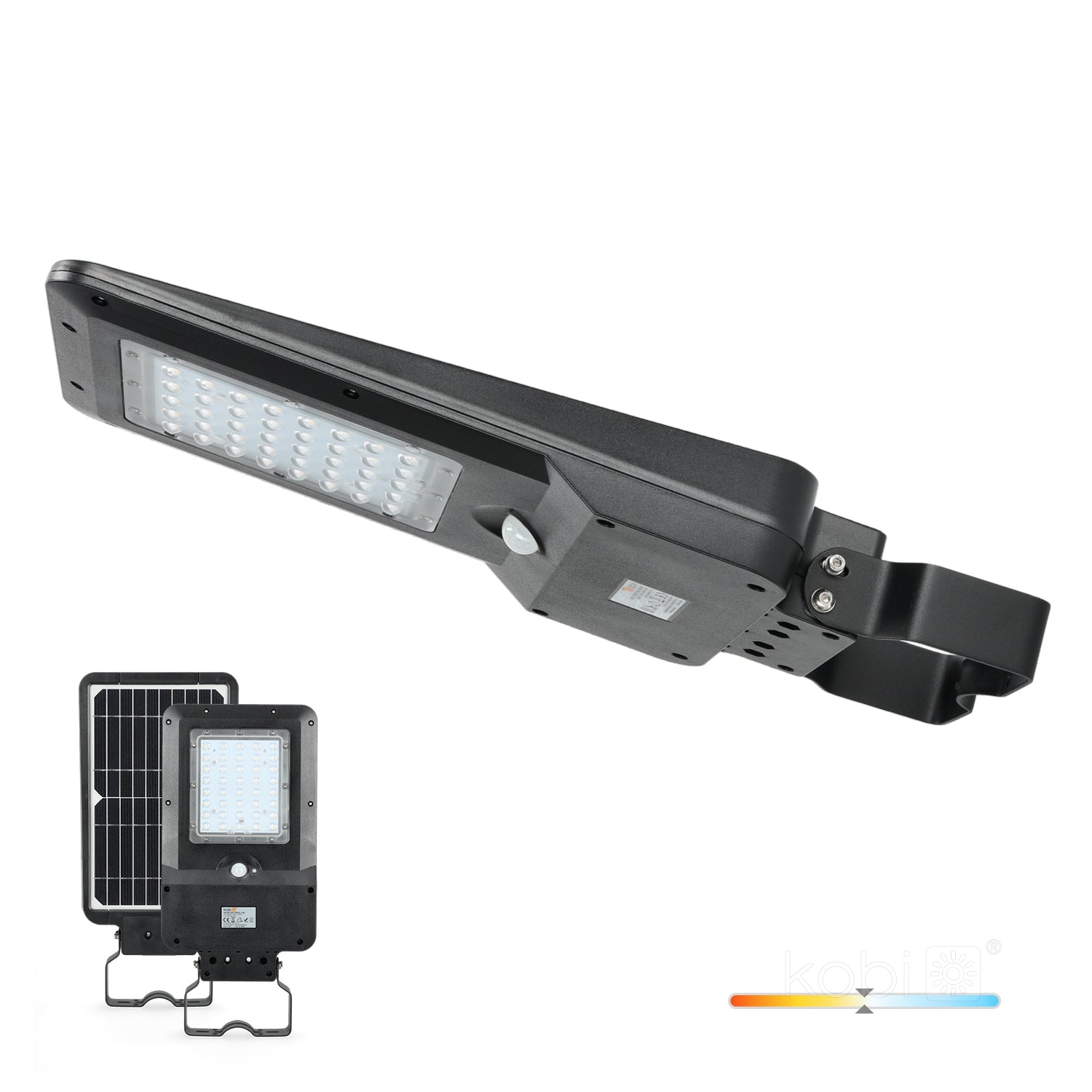 Solar street light with motion sensor LED STREET 15W 4000K IP65 Kobi